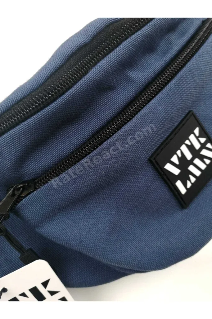 Unisex Lacivert Renkli Omuz Ve Bel Çantası
