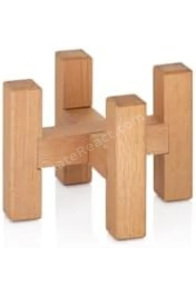 TTKTEKNOLOJİ Mini Saksı Ayağı Saksı Standı 15x11 cm Ahşap Saksılık Kaktüs Sukulent Saksılığı TTKTEKN
