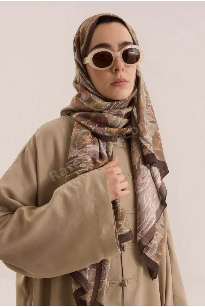 Çin Düğmeli Abaya Vizon
