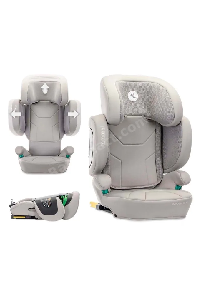 GrowGo i-Size ISOFIX Katlanabilir Oto Koltuğu (100-150 cm | 3-12 Yaş) - Gri