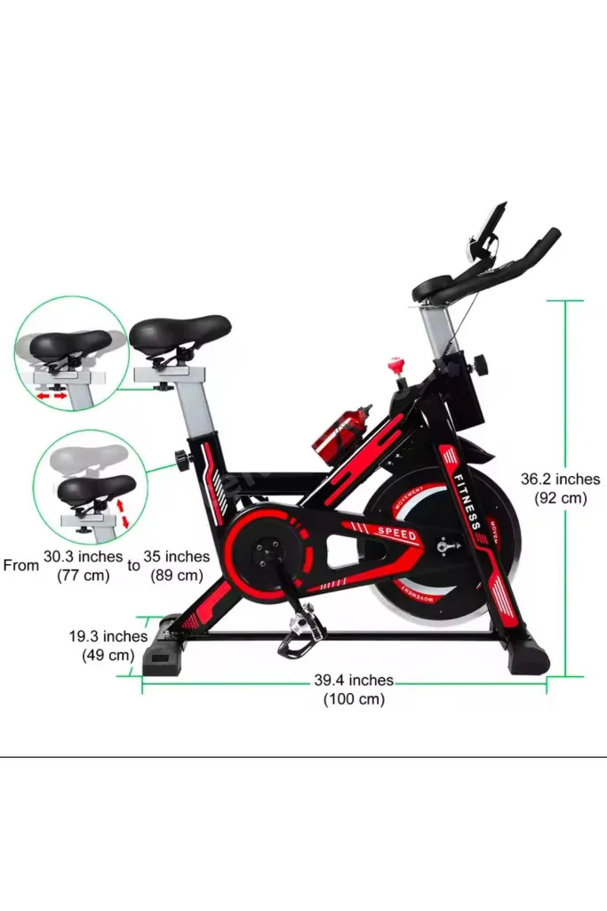 Kondisyon Bisikleti Spor Koşu Egzersiz Bisikleti Spin Bike Dikey Ev Bisikleti Speed
