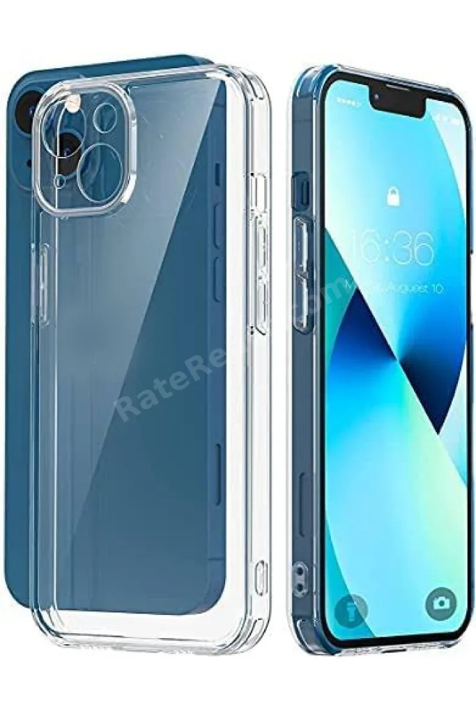 Iphone 13 Ve 14 Uyumlu Darbe Önleyici Kamera Korumalı Şeffaf Silikon Kılıf Aa Kalite