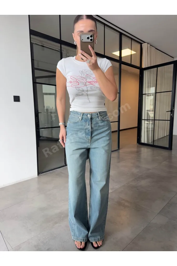 VİNTAGE DÜŞÜK BEL DONNA BAGGY JEAN