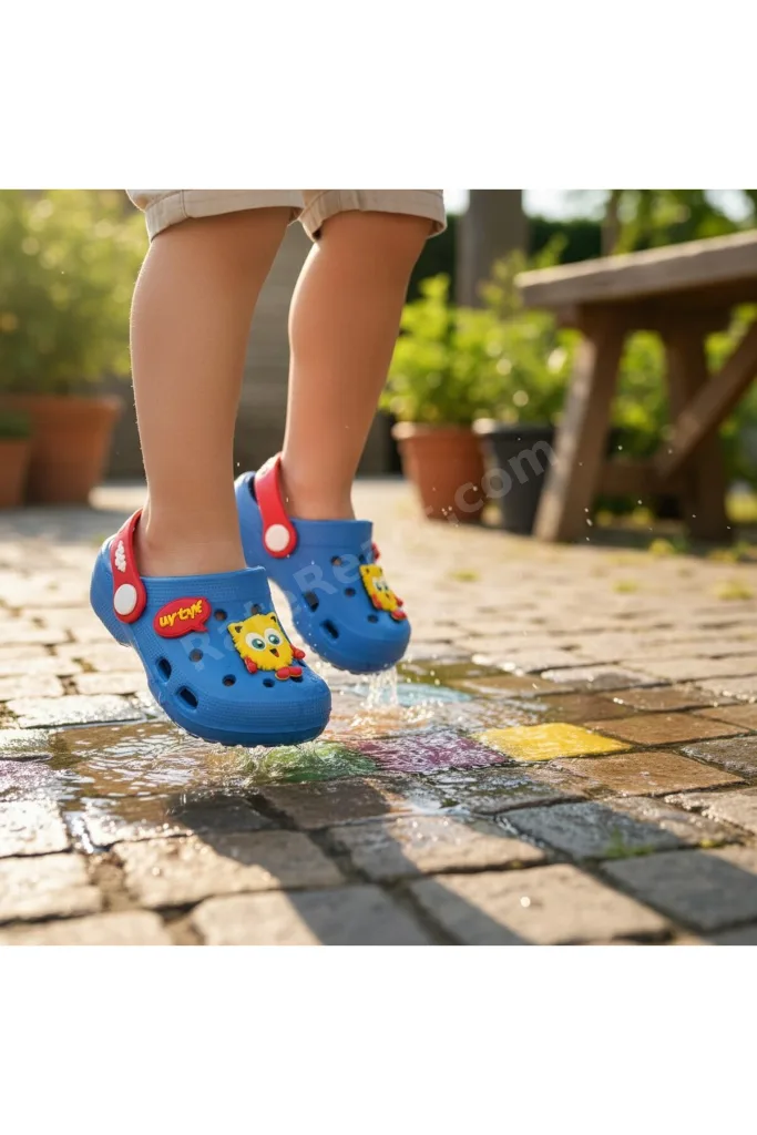 Erkek Çocuk Figürlü Bebe Sandalet Terlik ( Dar Kalıptır )