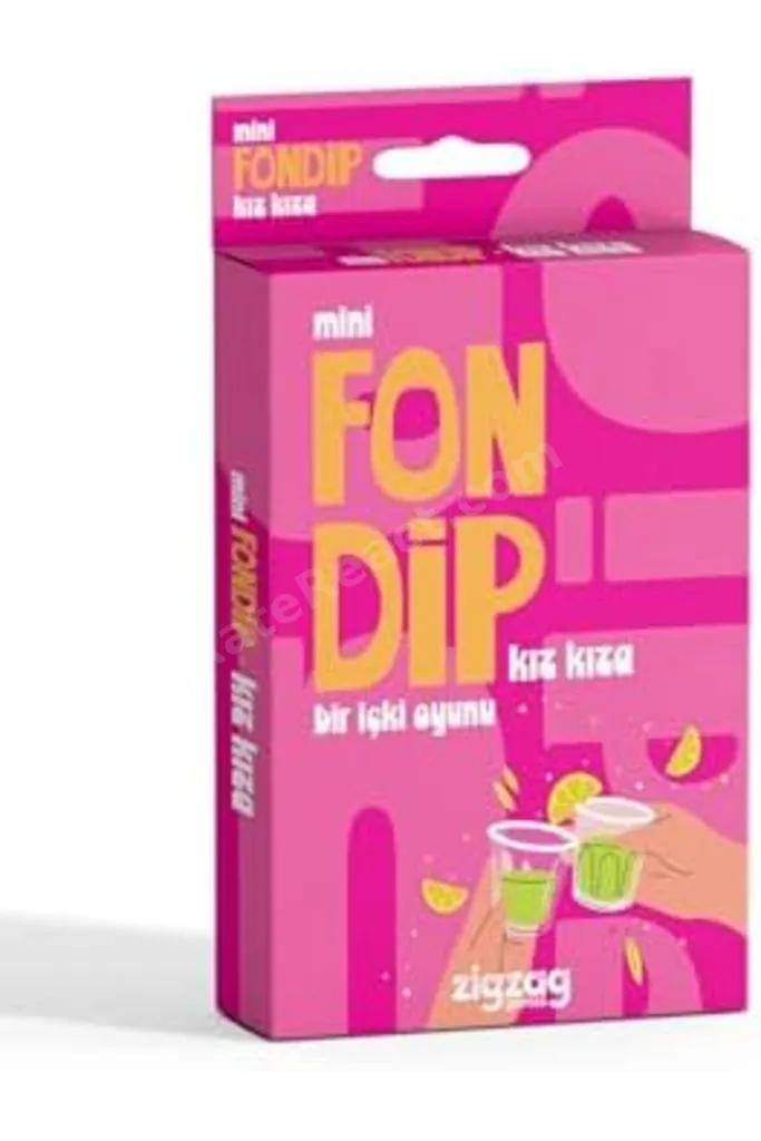 nht shop Fondip Mini Kız Kıza, İçki Oyunu, 55 Kartlı, Arkadaş Geceleri için Eğlenceli Kart Oyunu Kut