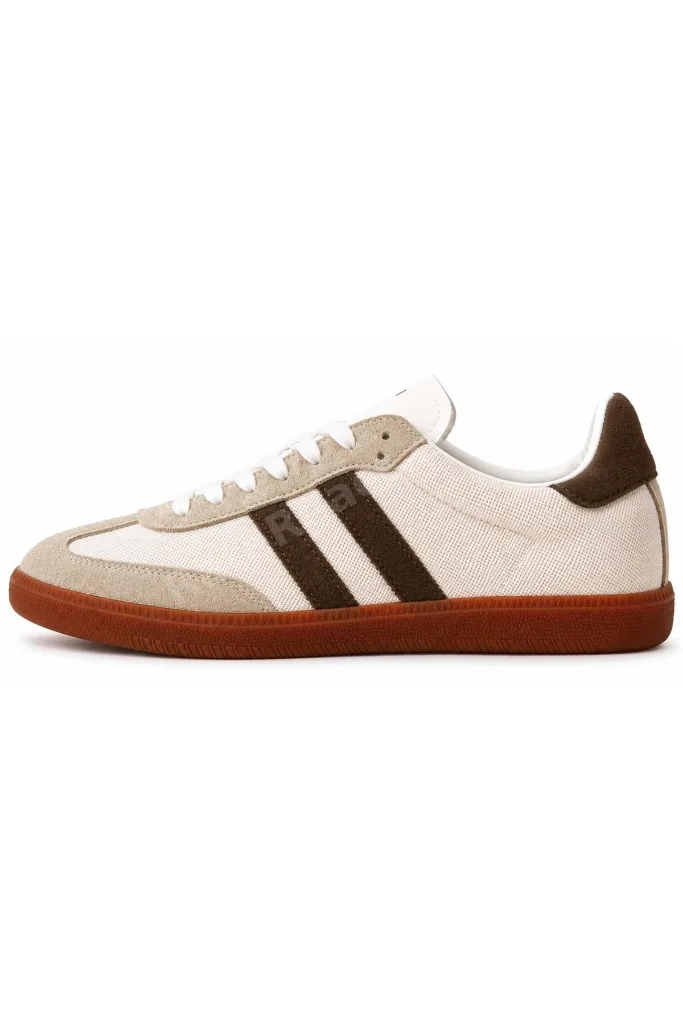 121230066 Lenora Deri Unisex Sneaker Ayakkabı KAHVERENGİ