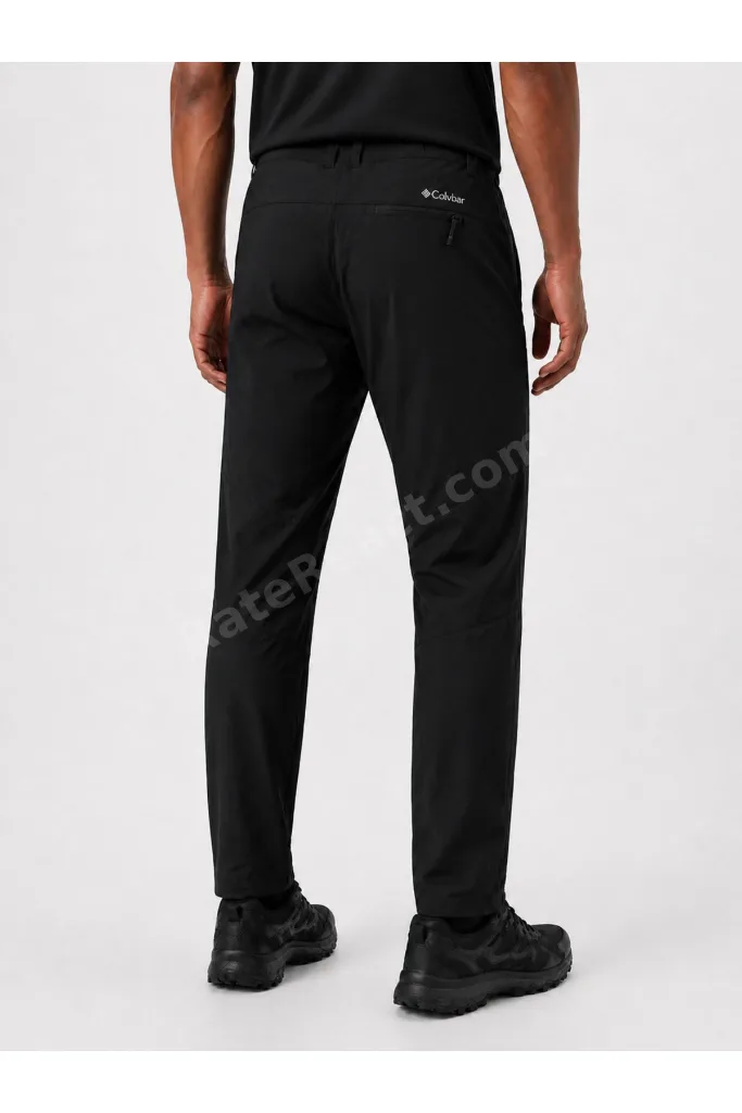 Erkek Siyah Outdoor Teknik Pantolon – Su İtici Fermuarlı Cep Detaylı