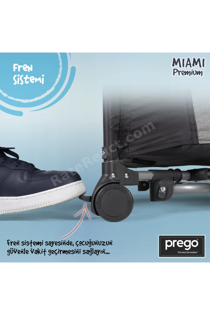 Miami Premium Dönenceli Anne Yanı Oyun Parkı 8040