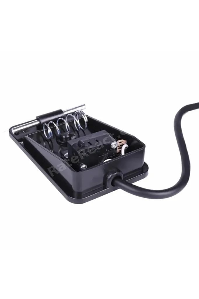 Pedal Ayak Butonu Kaydırmaz AC 250V 10A NO NC SPDT Push Anlık Ayak Kontrollü Anahtar Switch Freze