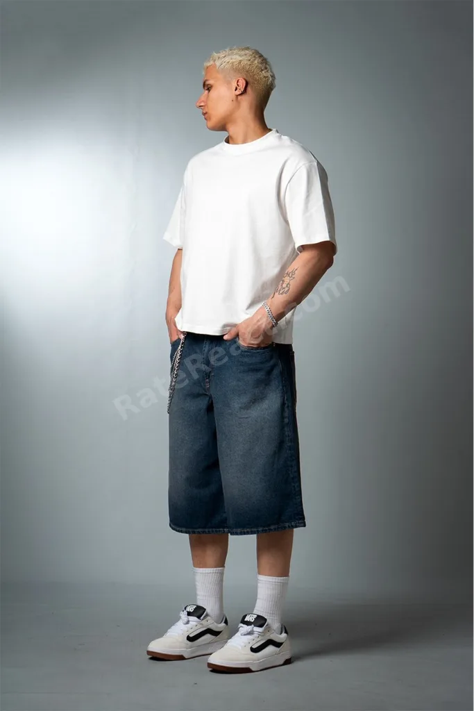 Blue Mirage Baggy Fit Mavi Erkek Jean Şort