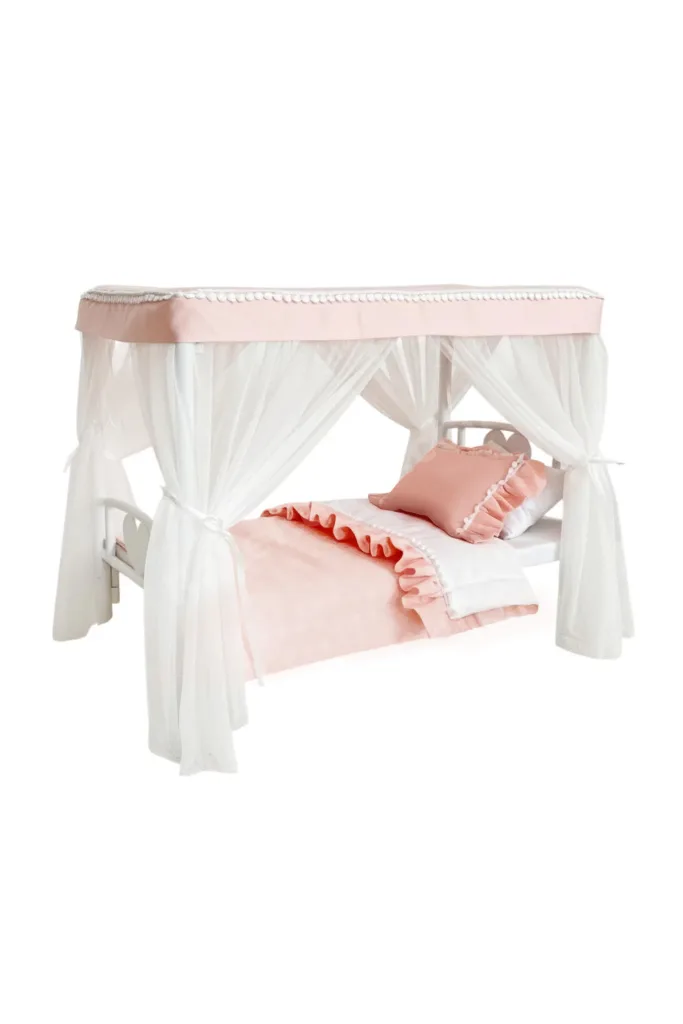 Cibinlikli Oyuncak Bebek Yatağı - Doll Bed Canopy