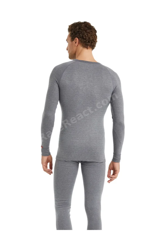 Unisex Termal Tişört 2. Seviye 9259 - Gri Melanj
