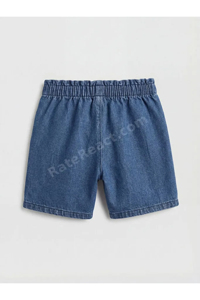 Freezen Store'dan I Beli Kordonlu Kız Bebek Denim Şort