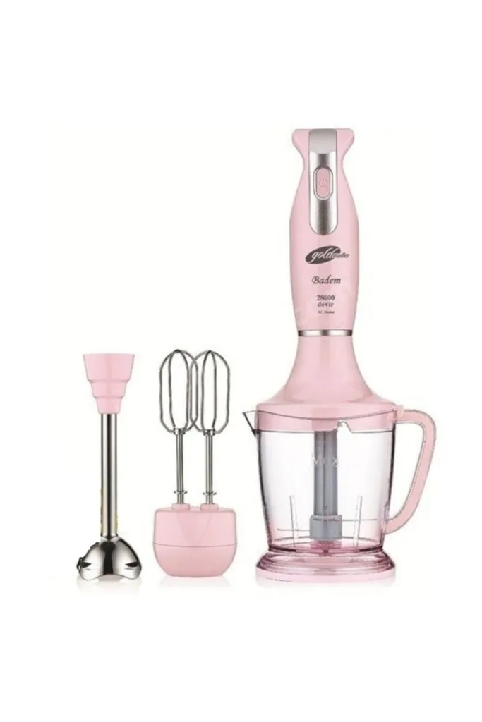Renkli Badem Blender Seti – Güçlü ve Şık Mutfak Aksesuarı