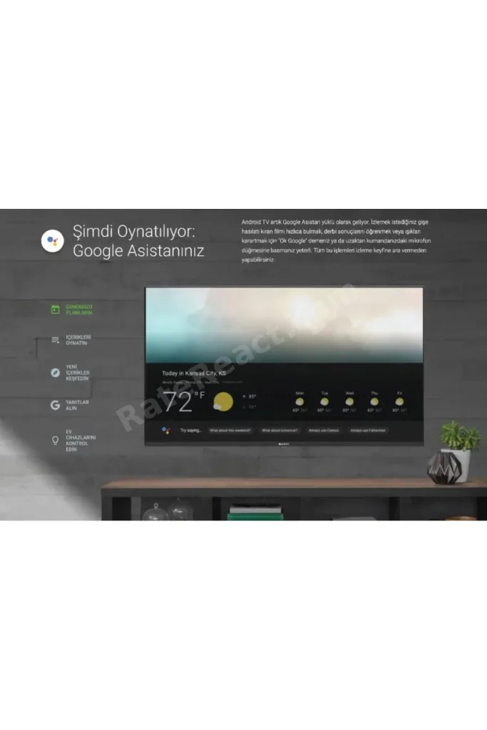 AX50QFPRL-A14S 50" 126 Ekran Uydu Alıcılı Full HD Android Smart QLED TV - Siyah