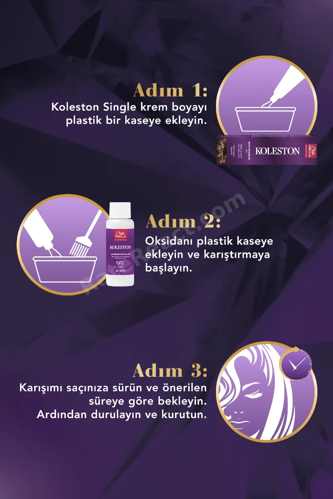 Koleston Single Tüp Saç Boyası 6/0 Koyu Kumral
