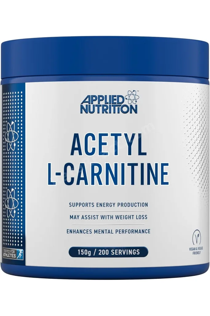 Acetyl L-Carnitine Metabolism Brain Strength Energy Boost & Weight Management 200 servis