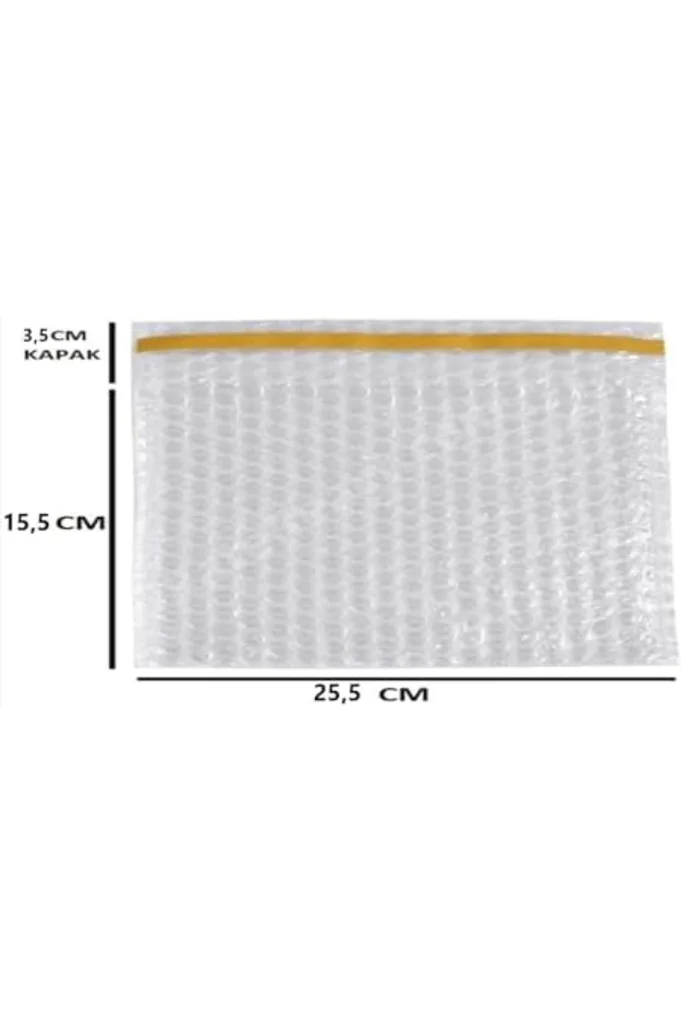 Balonlu Torba, Bantlı Baloncuklu Torba-Zarf 15Cm(En) X25Cm(Boy)+5Cm(Kapak) 50 Adet) 1216538