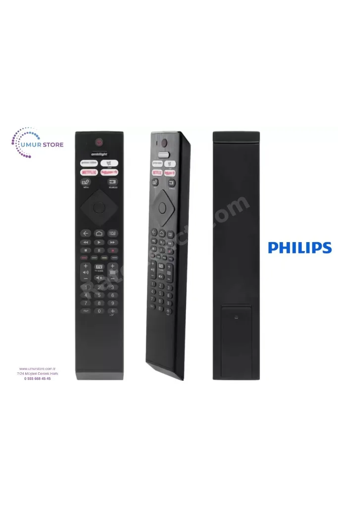 Philips İle Uyumlu Model 65PUS7009/62 Smart Tv Kumanda