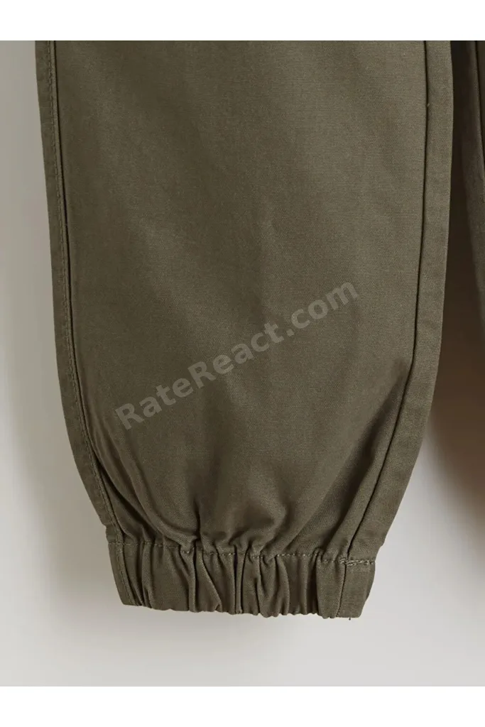 Haki Regular Fit Erkek Çocuk Jogger Pantolon