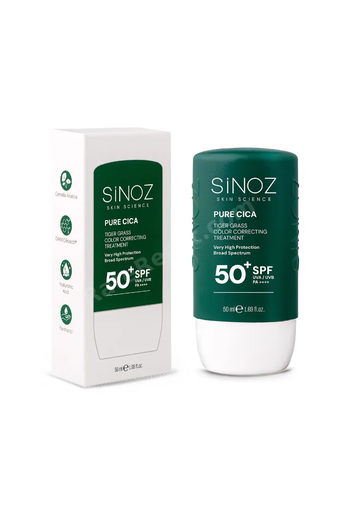 Pure Cica Tiger Grass Anında Ton Eşitleyici Onarıcı Nemlendirici SPF50+ Sıvı Yüz Güneş Kremi PA++++ (Koyu Tenler İçin)