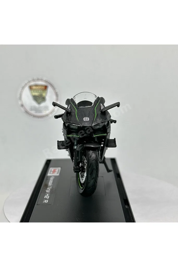 Kawasaki Ninja H2R 1:18 Diecast Stantsız Motosiklet Model – Lisanslı Metal Maket Oyuncak & Biblo