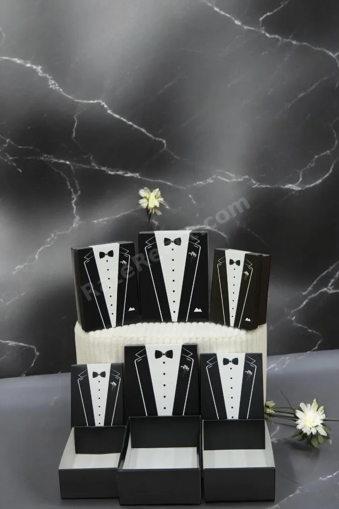 DURUBÜYÜK BOY XXX-6- Damat Bohçası - Damat Kutusu - Çeyiz Kutusu Sert Malzeme Hediye Seti 6'li Set