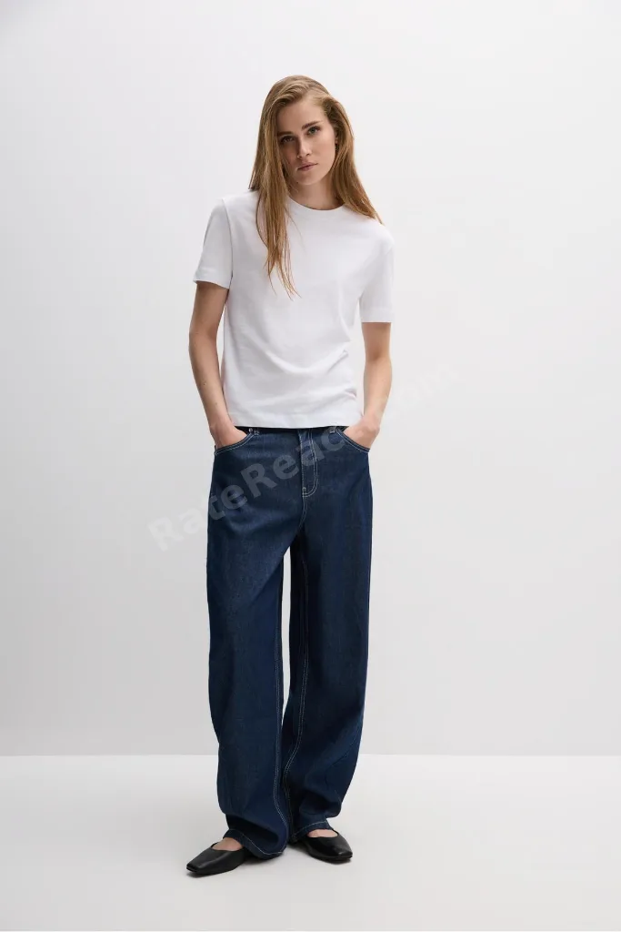 Basic bisiklet yaka t-shirt