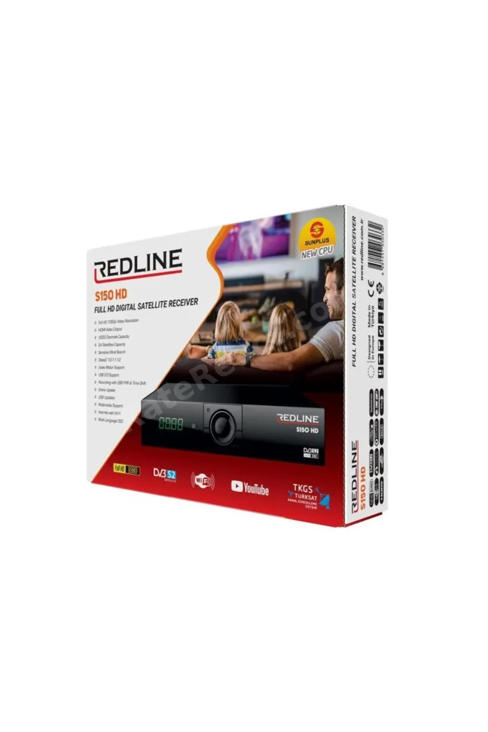 REDLİNE S150 SUNPLUS İŞLEMCİLİ KASALI SCART+HD UYDU ALICI