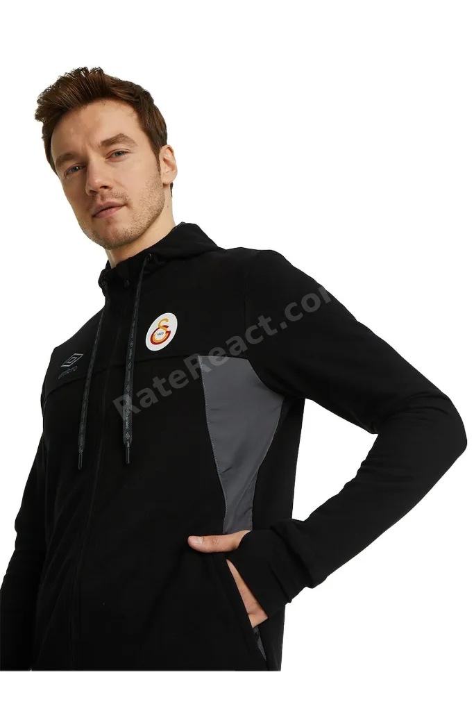 Orijinal Lisanslı Kapüşonlu Siyah Fermuarlı Hoodie Hediyelik Ahşap Kutulu