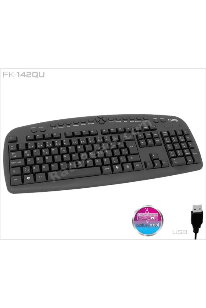 FRISBY FK-142QU USB Q TR MM SİYAH KABLOLU KLAVYE
