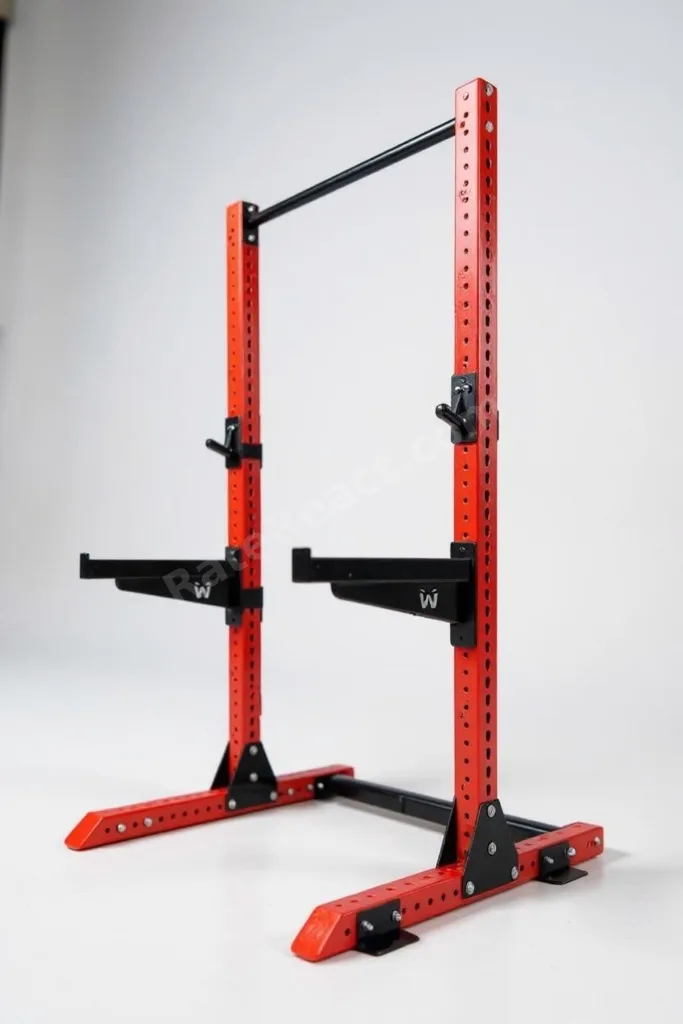 PRO Squat Stand – Bench Press & Barfix Kullanımına Uygun (J-Cups + Emniyet Kolları Dahil)