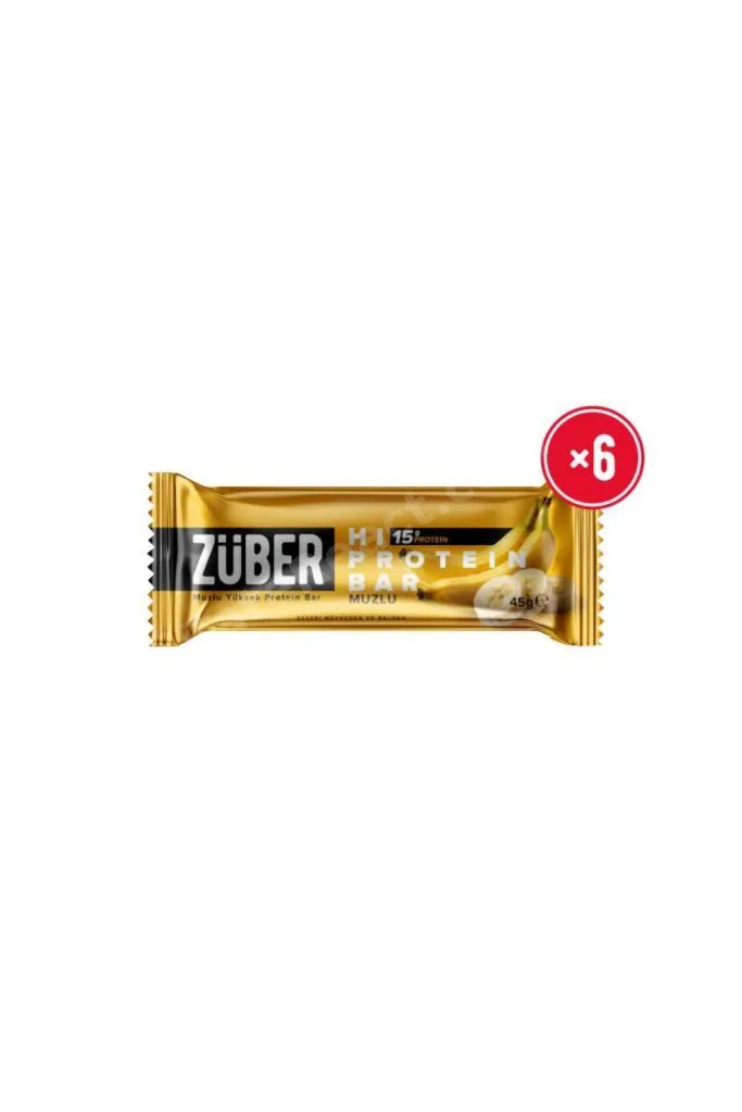 Hi Protein Muzlu Yüksek Protein Bar 45g x 6 Adet (15g Protein)