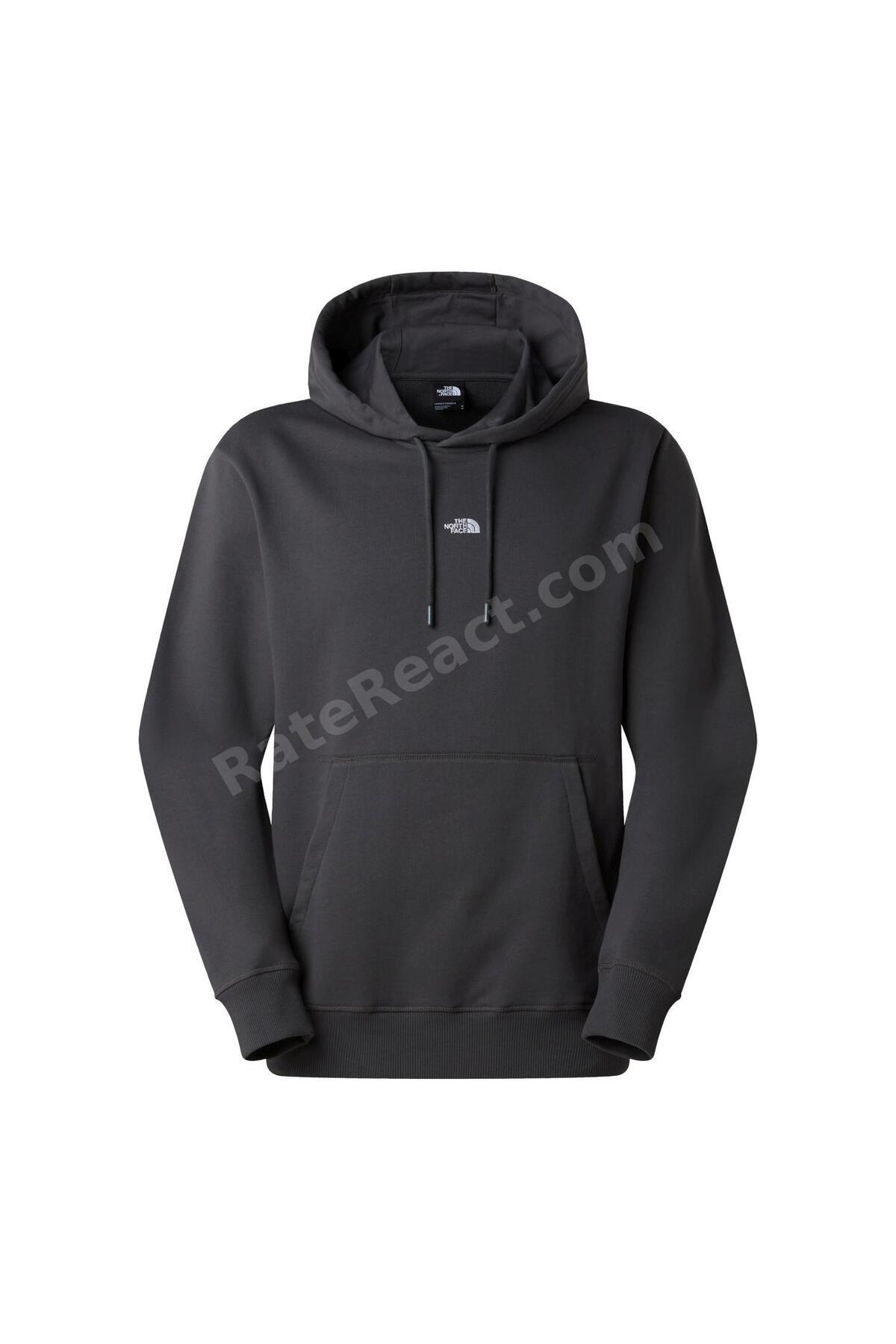 U ESSENTIAL LIGHT RELAXED HOODIE Unisex Sweatshirt NF0A8GQDRHI1 Gri-XL