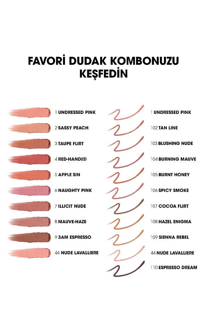 Ysl Lovenude Kiss Shaper Şekillendirme Etkili Dudak Kalemi 106 Spicy Smoke 3614274736311