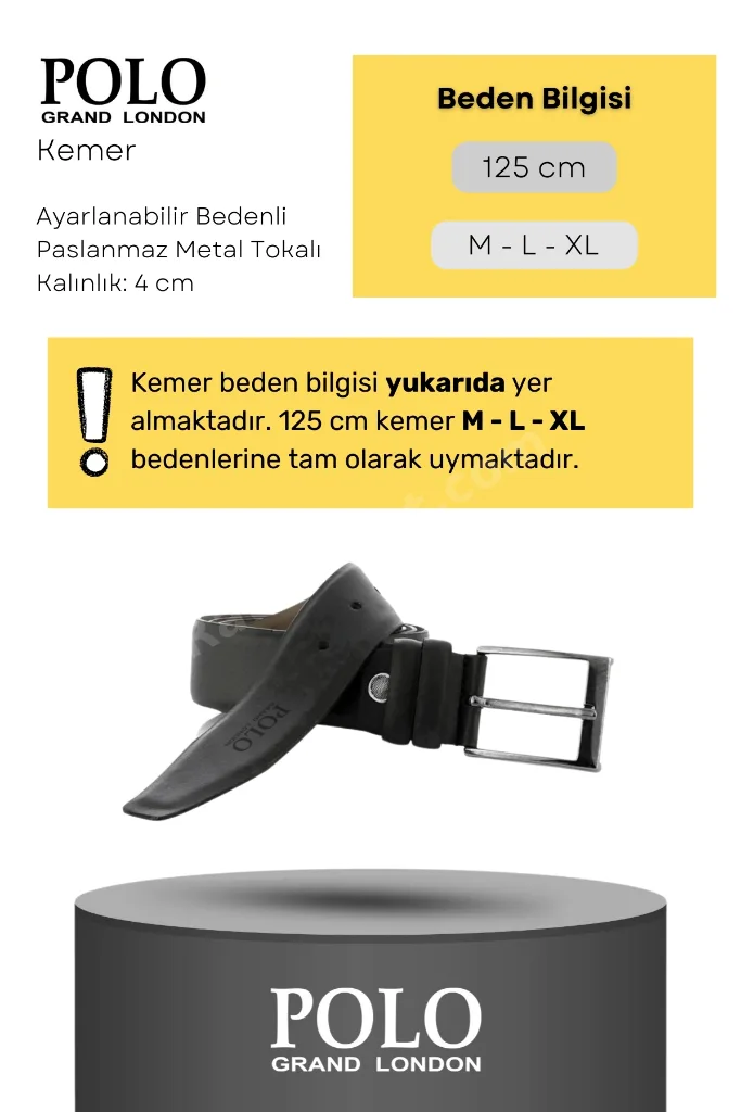 Orijinal Erkek 4'lü Hediye Kutulu Luxury Serisi Damat Hediyelik Parfüm Deri Kemer Cüzdan Kartlık Set