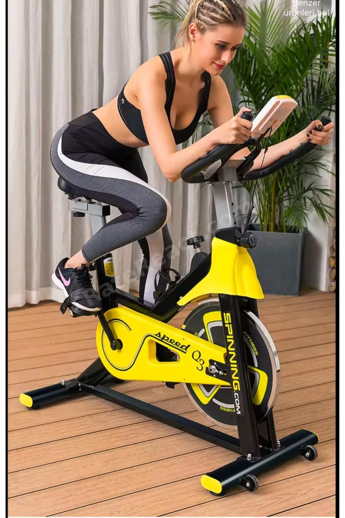 Kondisyon Bisikleti Spor Koşu Egzersiz Bisikleti Spin Bike Dikey Ev Bisikleti Q3