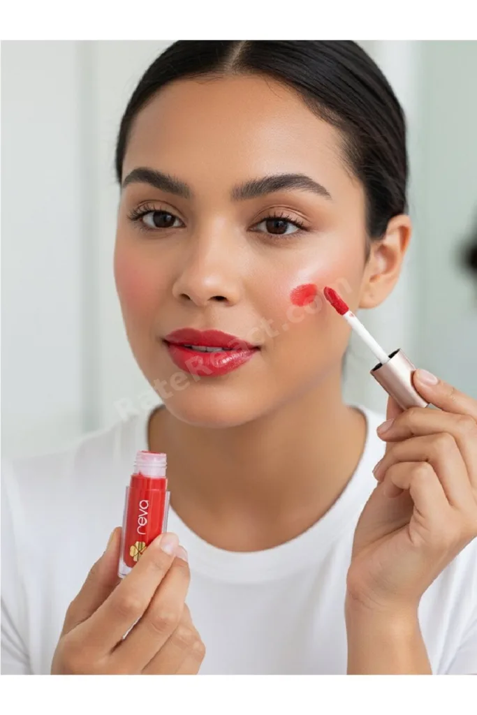 Vegan & Temiz İçerikli Lip & Cheek Tint – 2’si 1 Arada Doğal Renk, Nem ve Işıltı