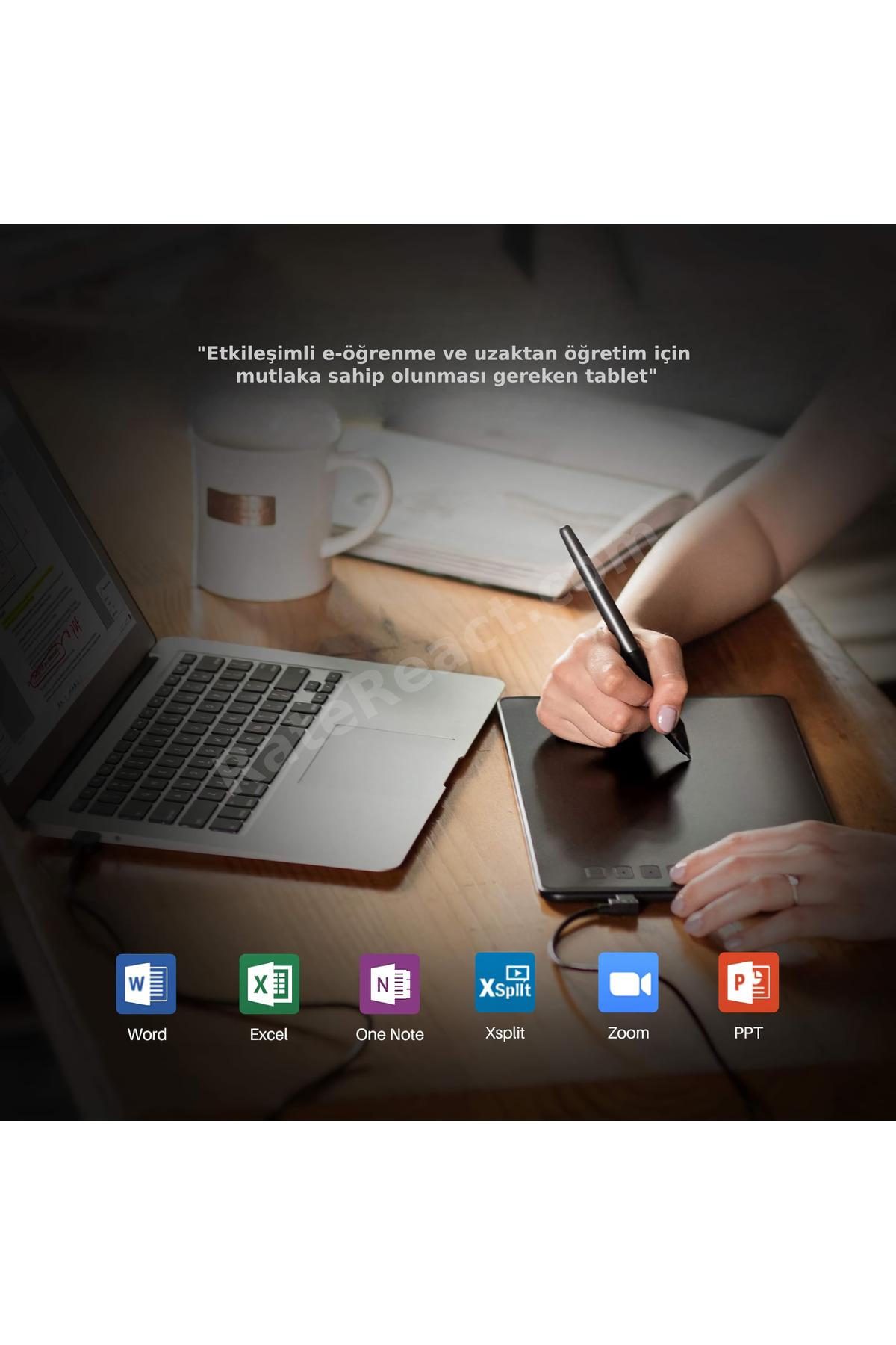 Inspiroy H640p 6.3" X 3.9" 6 Tuş Grafik Tablet Kalem