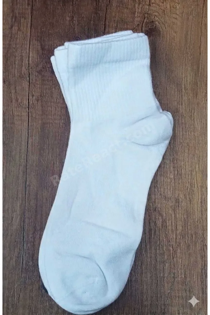 12 Li Pamuklu Ribanalı Yarım Konç Konfor Çorabı - Pamuk & Likralı -Unisex