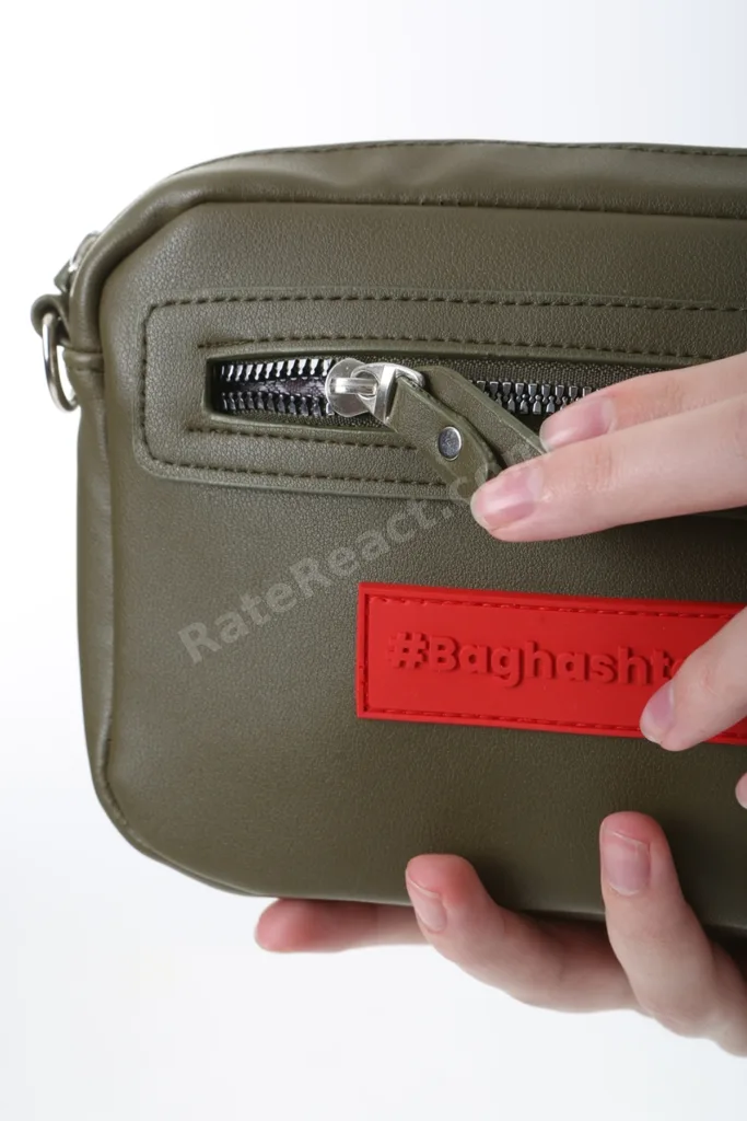Yeşil Minik Unisex 3 Gözlü Deri Çanta