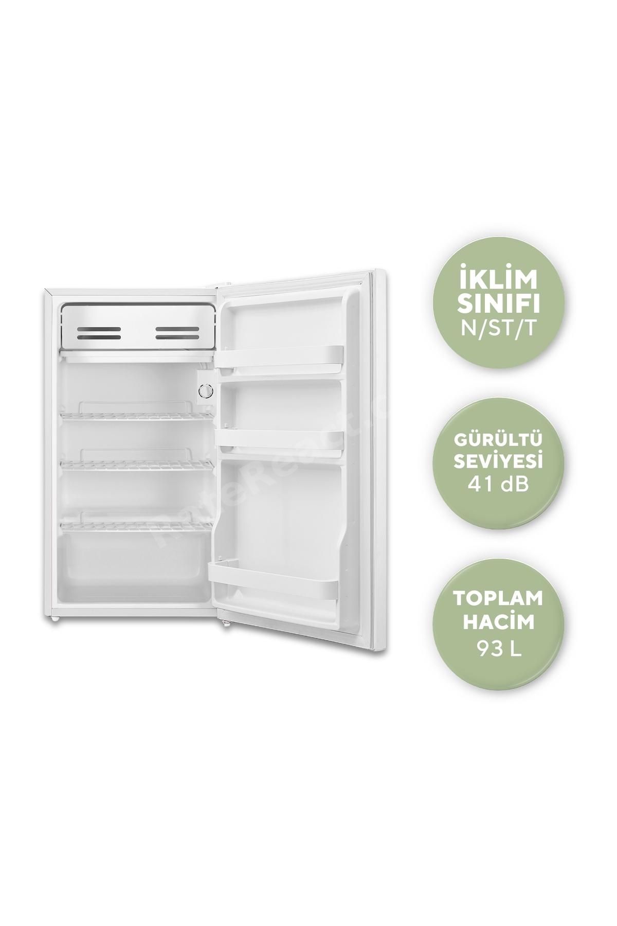 93 L Beyaz Büro Tipi Mini Buzdolabı HMB-110