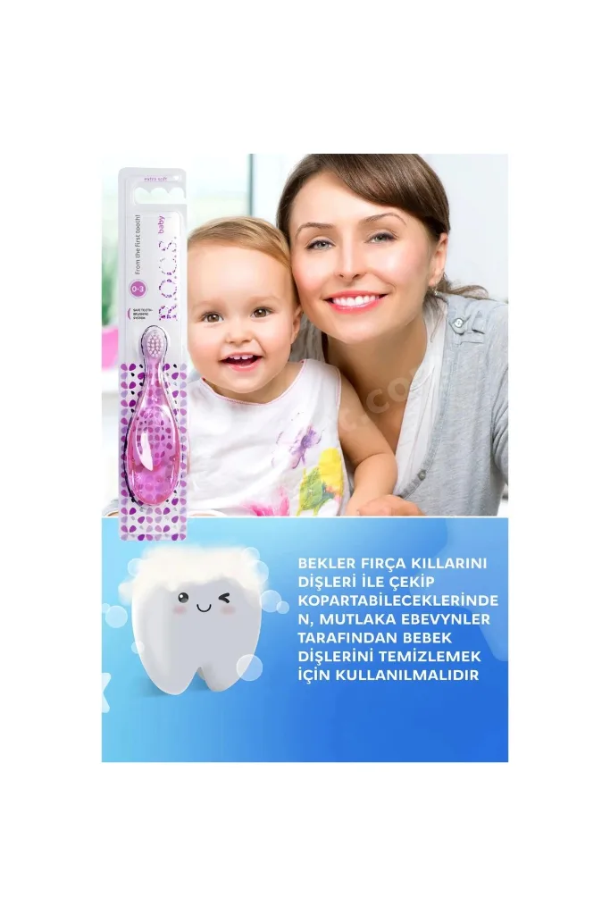 R.o.c.s Baby 0-3 Yaş Bebek Diş Fırçası Pembe