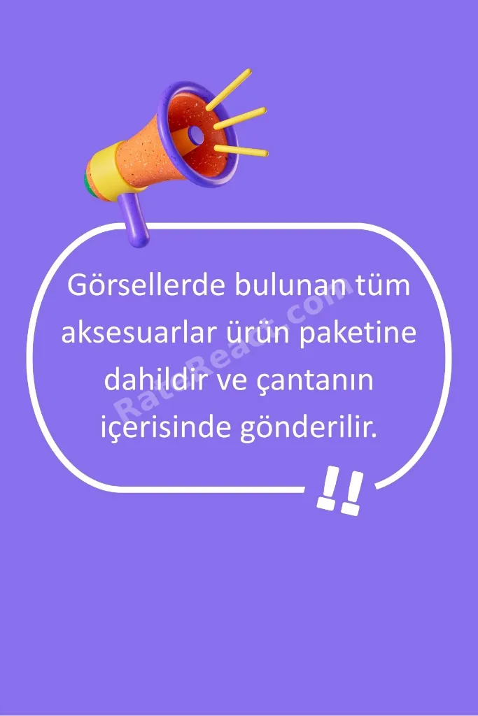 Kawaii Kore Tarzı Aksesuarlı 3'lü Set Çocuk İlkokul Çantası Kalemlikli Beslenme Çantalı Sırt Çantası
