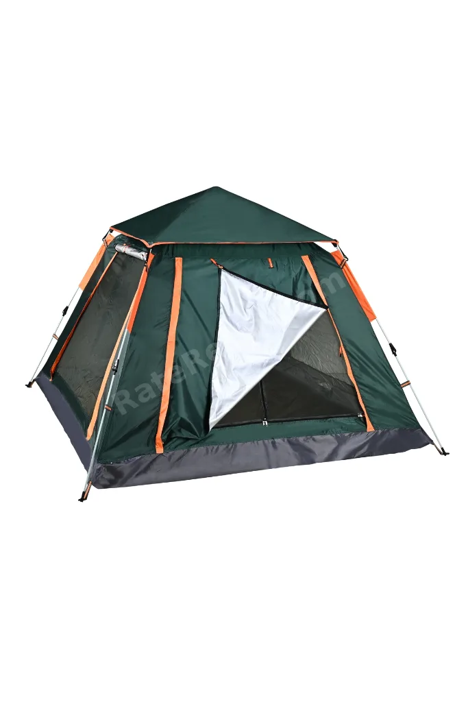 TAM OTOMATİK 4-6 KİŞİLİK TENTELİ KAMP ÇADIRI 240X240X155 CM (YEŞİL)