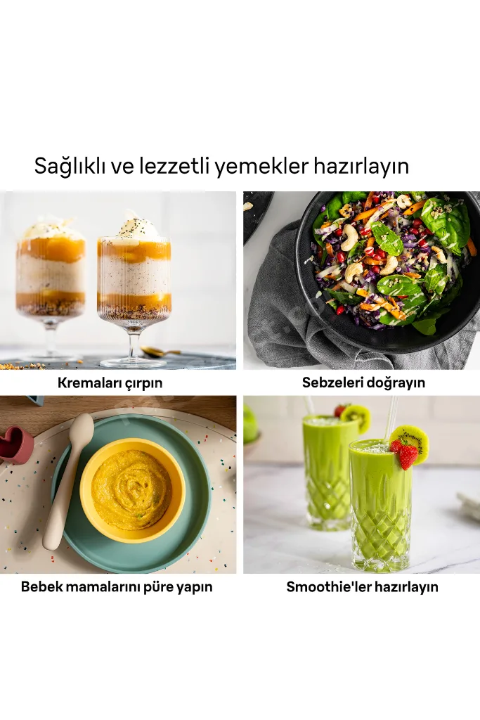 Multiquick 9 Mq 9147x El Blenderi 1200 Watt Paslanmaz Çelik
