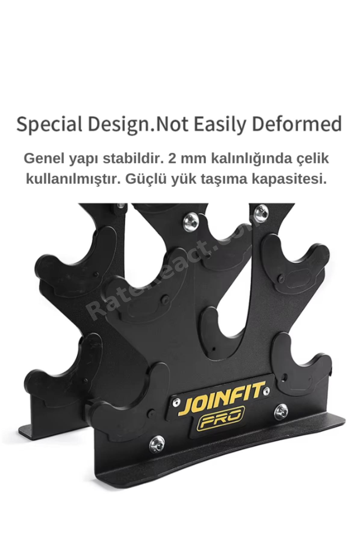 Dambıl Rack Standı – 5 Çift Dambıl Kapasitesi – Çelik Gövde – Dayanıklı ve Kompakt Tasarım