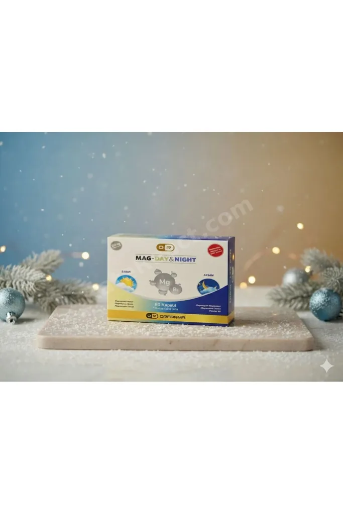 Magnezyum Kompleks Gündüz&Gece Glisinat-Malat-Sitrat-Taurat 60 Tablet