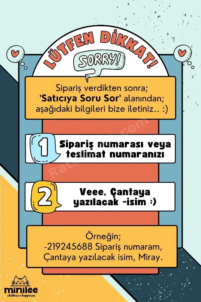 Mini Aşk Kalpleri – Pembe Kalpli Anaokulu Kreş Çocuk Çantası Kişiye Özel Nakışlı