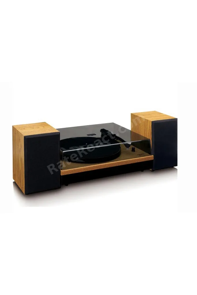 Ls-300 Ahşap Harici Hoparlörlü Bluetooth Pikap